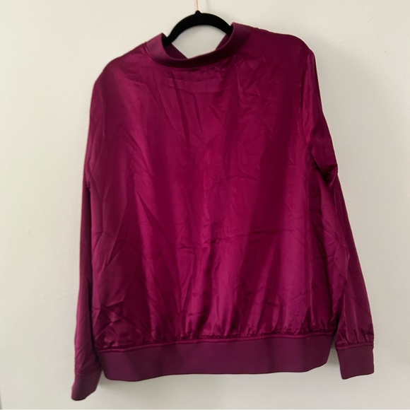 Torrid purple embroidered bomber jacket - Picture 8 of 8
